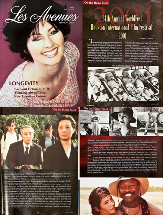 Les Avenues Magazine_Susanna Patras Interview with Todd Hunter, Festival Director. Special Guests: Patrick Swayze & Lisa Niemi