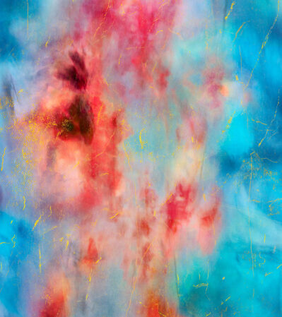 "Spring Smells Like Petals" offers a sensory experience suggesting the arrival of spring through the exuberant blooms and the energetic renewal of nature. The use of soft, petal-like formations gives the work a dreamy, immersive quality, inviting viewers to lose themselves within the flowing shapes and shifting hues