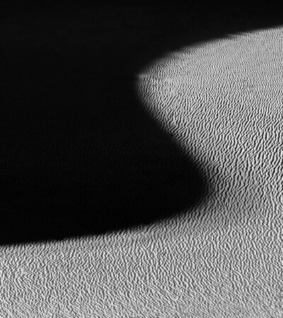 Photographed in the Death Valley National Park, this image is a graphic representation of the interplay between shadow and light. It is minimalistic, but with a reference to the Asian aesthetic and the concept of yin and yang.